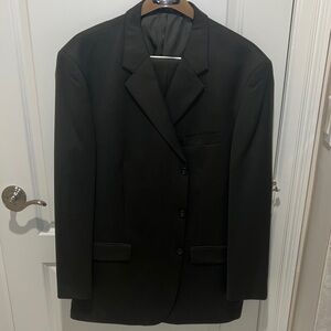 Jones New York Charcoal Men's Suit Jacket 48 Pants 38-40 Originally $300